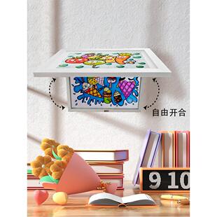 儿童艺术画展示收纳框磁铁翻盖存储相框A3A4装裱儿童画框简易挂墙