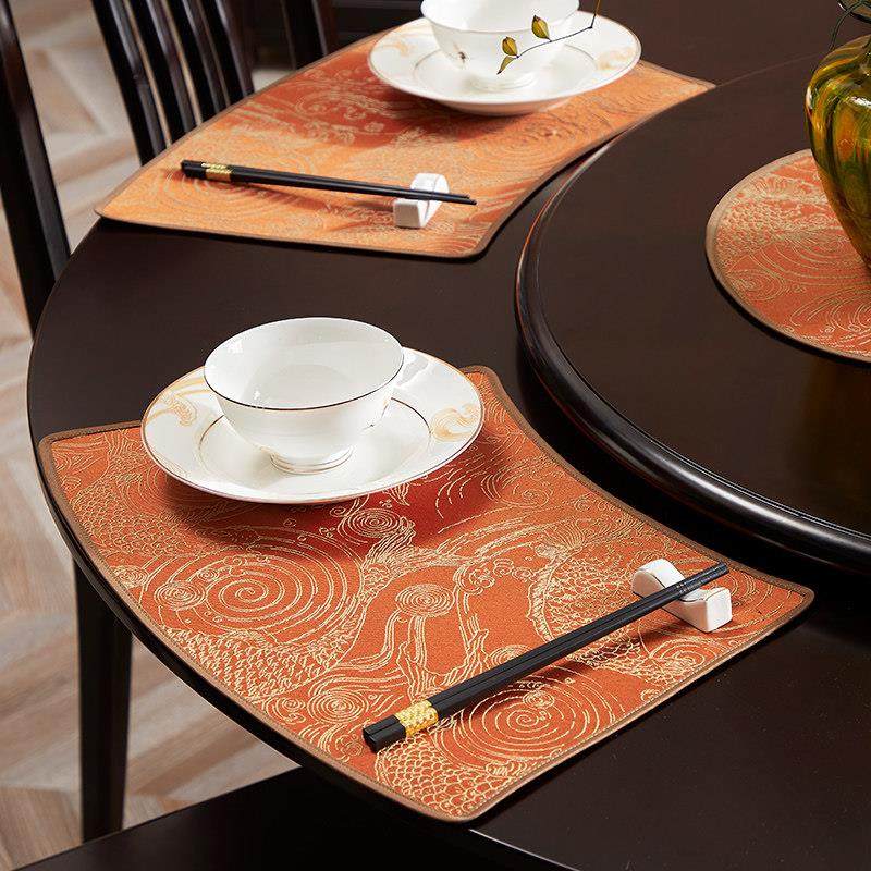 新中式圆桌扇形布艺餐垫YG51隔热防烫垫家用托盘垫杯垫碗垫餐具垫,居家布艺,餐垫,淘宝优惠券,粉丝福利购,淘宝优惠卷