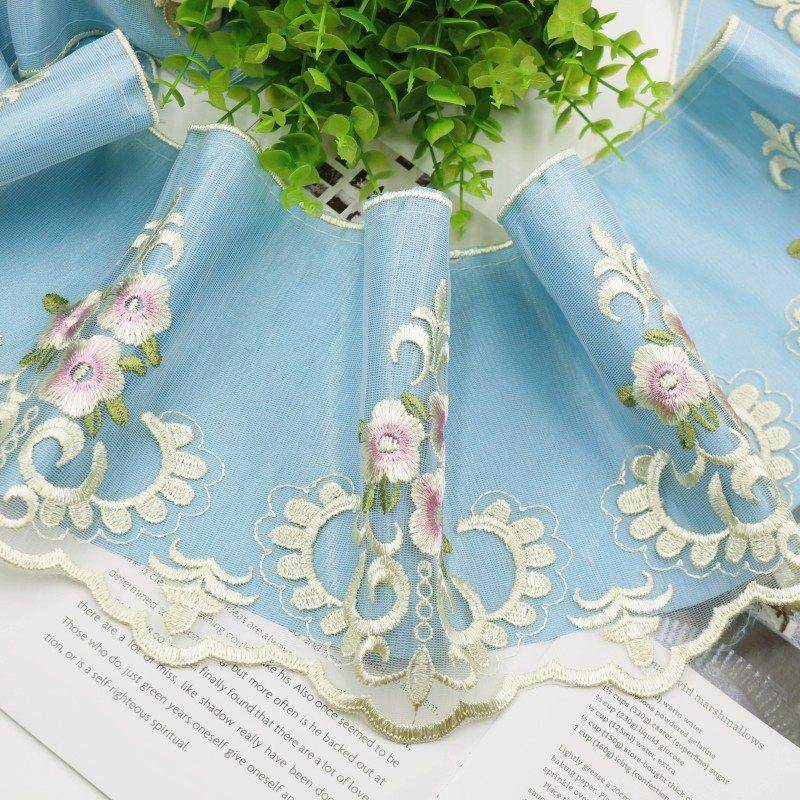 双层18厘米带衬布欧式沙发坐垫蕾丝边辅料窗帘拼接装饰花边宽边,居家布艺,花边/蕾丝,淘宝优惠券,粉丝福利购,淘宝优惠卷