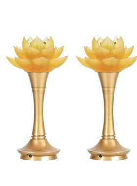 供佛套装 香炉 贡台 供水杯 花瓶 果盘 莲花灯一对 古法琉璃一套