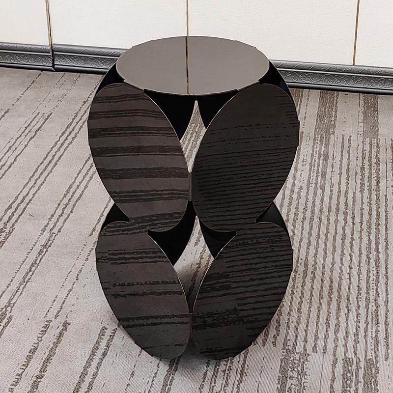 意式轻奢沙发边几不锈钢网红侘寂风高级感小户型现代简约圆形角几,住宅家具,角几/边几,淘宝优惠券,粉丝福利购,淘宝优惠卷