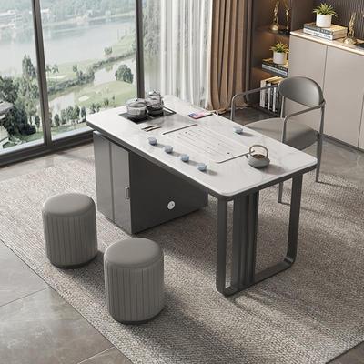 阳台岩板茶桌2024新款小型飘窗家用休闲椅子小茶台现代简约泡茶桌