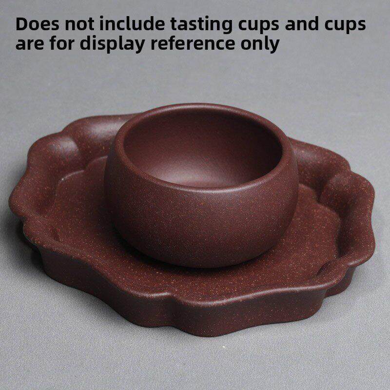 宜兴紫砂杯垫壶承杯托功夫茶具配件小茶台干泡台养壶盘茶壶底座