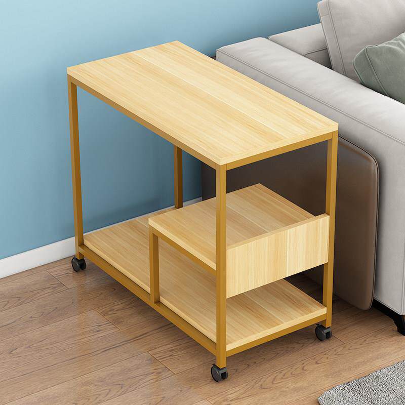 可移动沙发边柜角几客厅茶水柜多功能带轮置物架放水桶柜子泡茶桌