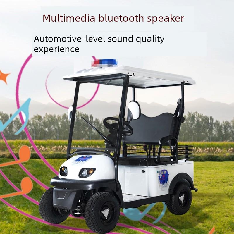 小巴士E600老年人代步车四轮观光车四人座接送孩子小型高尔夫球车