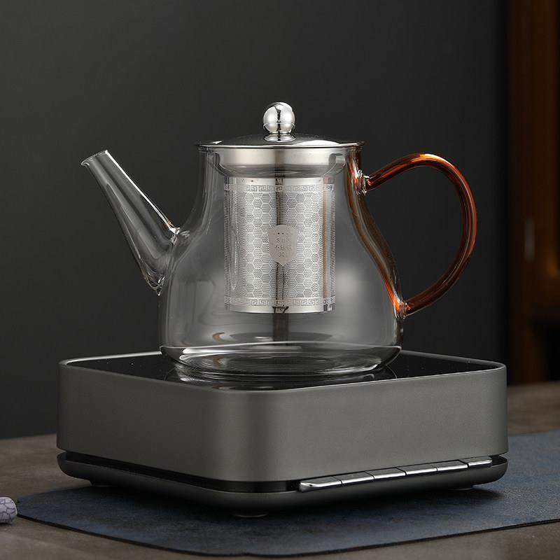 功夫家用电陶炉加厚耐热玻璃煮茶壶围炉茶具套装煮茶器电热茶炉,餐饮具,煮茶炉,淘宝优惠券,粉丝福利购,淘宝优惠卷
