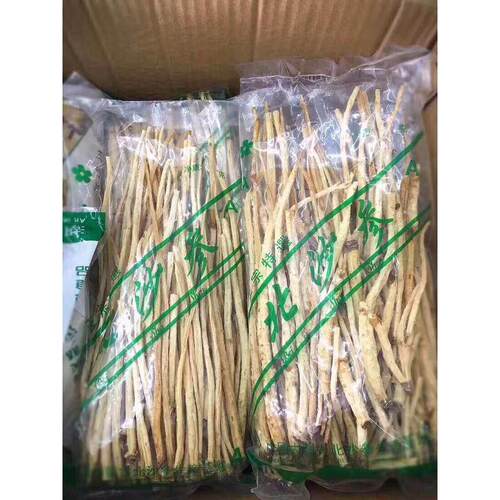 北沙参500g包QEY邮特硫级内蒙赤峰天然无干 干货条沙参可配玉搭竹