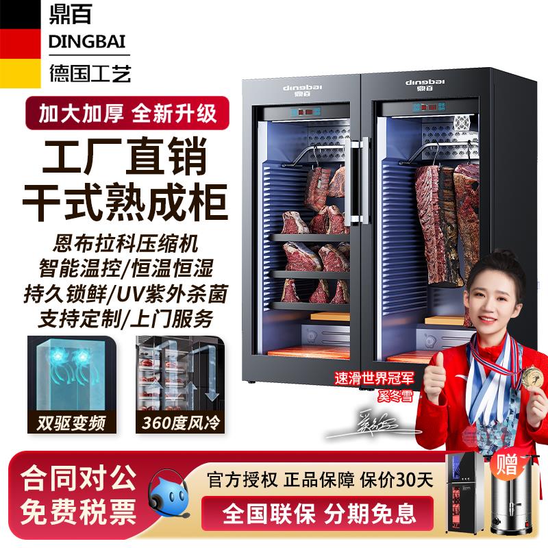 鼎百牛肉熟成柜商用小型家用酒店餐厅牛排干式保鲜冷藏排酸展示柜