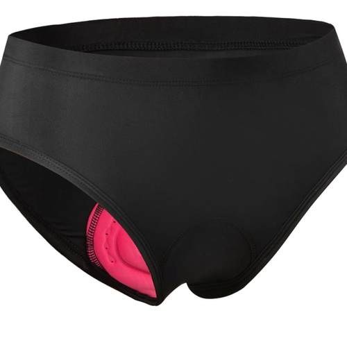 自行车骑行内裤女士三角硅胶垫吸湿排汗透气速干骑行裤专业休闲款