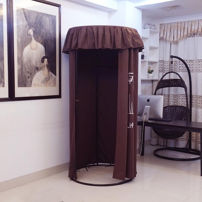 服装店展示架 铁艺可移动试衣间商场户外简易更衣室换衣室 换衣间