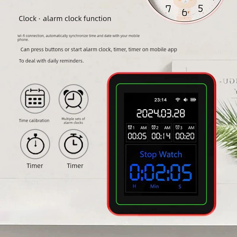 15合1家用甲醛检测仪Pm2.5 Pm10颗粒物监测Co二氧化碳检测仪Aqi