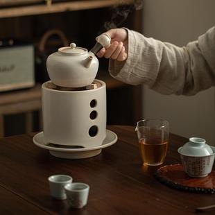 家用室内网红陶瓷煮茶器冬日暖炉 围炉煮茶全套烧烤碳炉煮茶套装