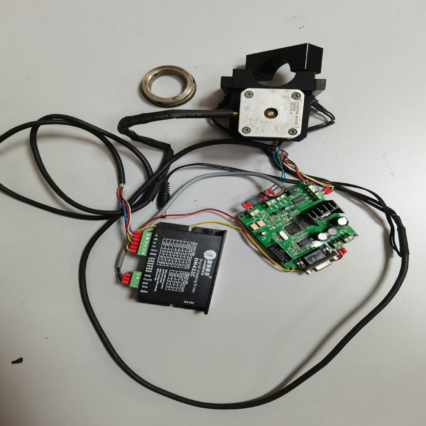 雷赛42HS03步进电机正品+驱动器DM422C+两个限位+