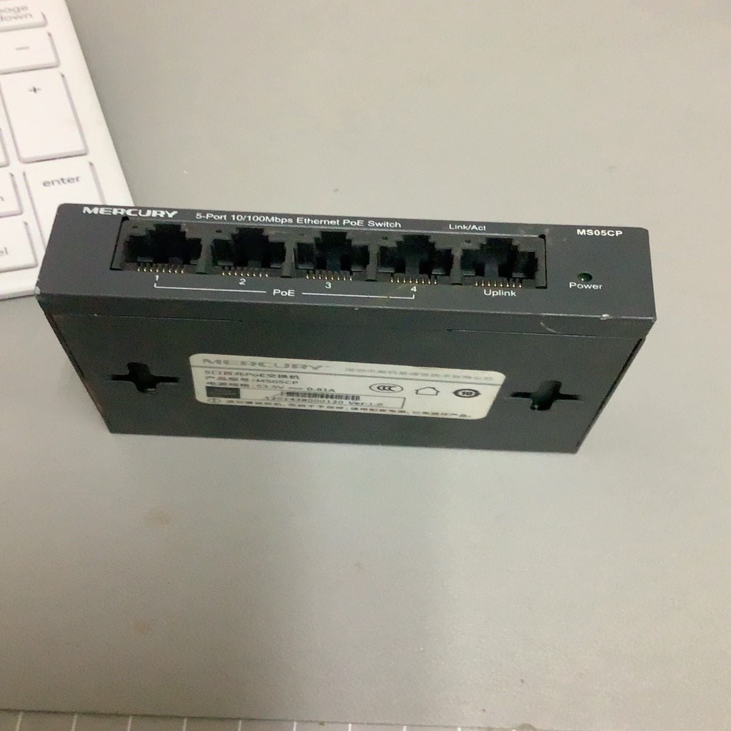 水星MS05CP   4口 POE 交换机  不带电源适配器【议价】