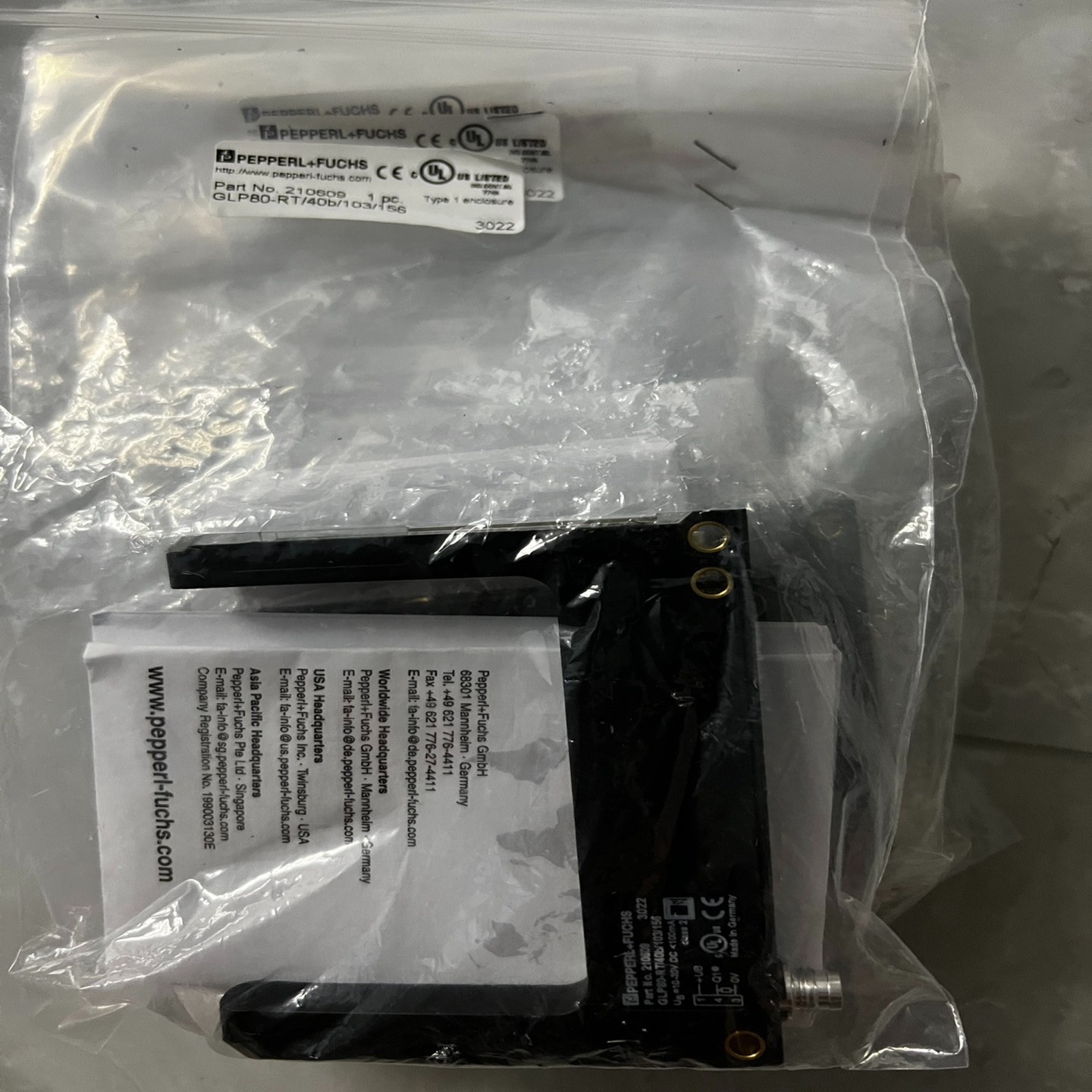 全新正品德国 倍加福 P+F全新原装正品光电GLP80-RT
