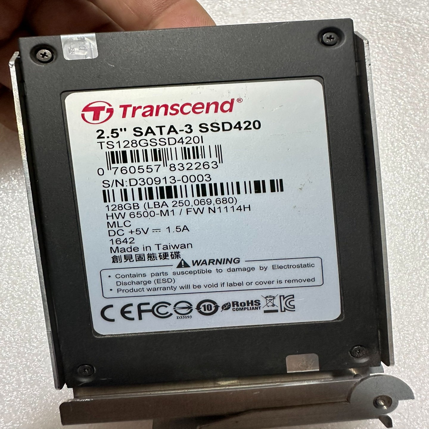 创SATA-3 SSD420机器人配件128GB价格可