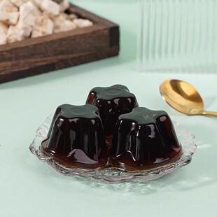 正宗龟苓膏烧仙草凉粉黑清白凉粉粉果冻食用冰夏天夏季 小 LRL休闲