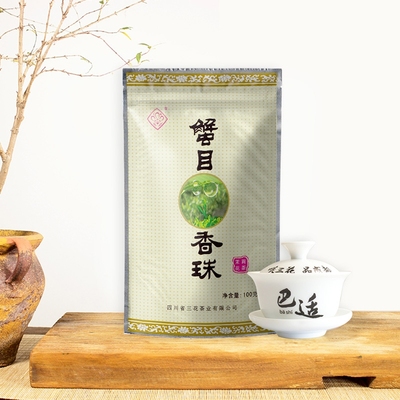 三花牌蟹目香珠茉莉茶叶