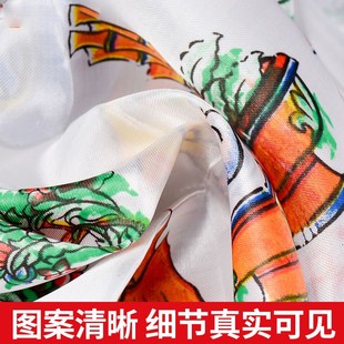 极速藏族哈达八吉祥印花哈达长2.35米 4排八吉祥Y印花白色哈达