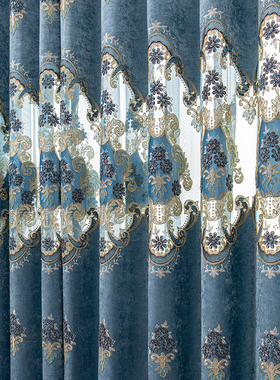 极速Chenille European Curtains 2021 Blackout Bay WiWndow Wat