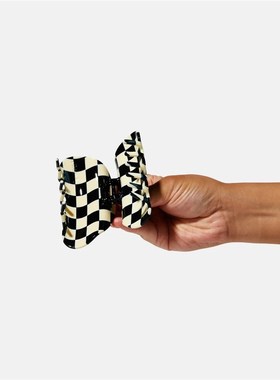 极速Chunks - Chmecker Claw in Black/White经典黑白格纹抓夹智