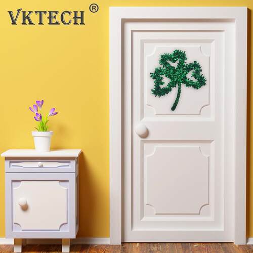 新品St Patricks Day Shamrock WAreath Irish Door Window Penda