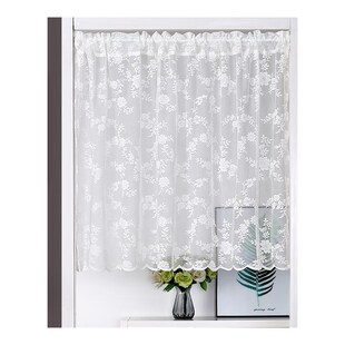 极速蕾丝衣柜帘子k遮挡防尘门帘免打孔书柜架橱柜鞋柜杂货架储物