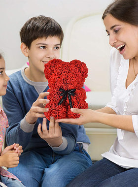 极速Gifts for Momm Rose Bear 25Cm/40Cm Artificial Flowers Ro