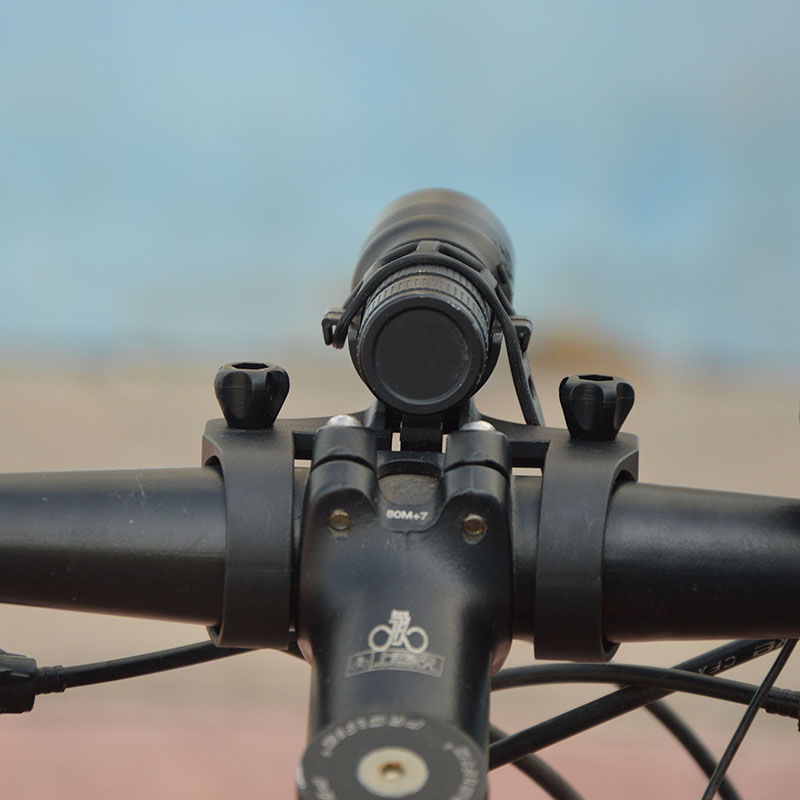 极速手电筒支架夹子自行车灯架山地车前灯强光中心固定Z座快拆夜