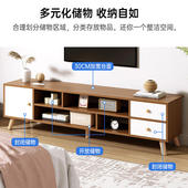 极速电视柜现代简约小户型客厅z家用落地柜卧室桌子实木腿简易电
