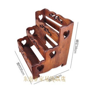 极速海外b进口泰式厨房创意桌面实木置物架调料调味架壁挂收纳储