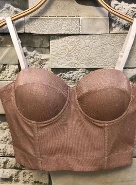 极速2020 New Bling bling Fasxhion Push Up Overbust Corsets W