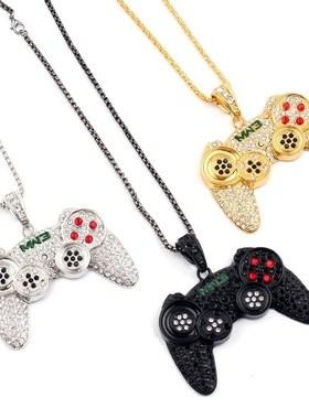 极速Men Hip-hop Jewelry Game zConsole Handle Necklace Pendan