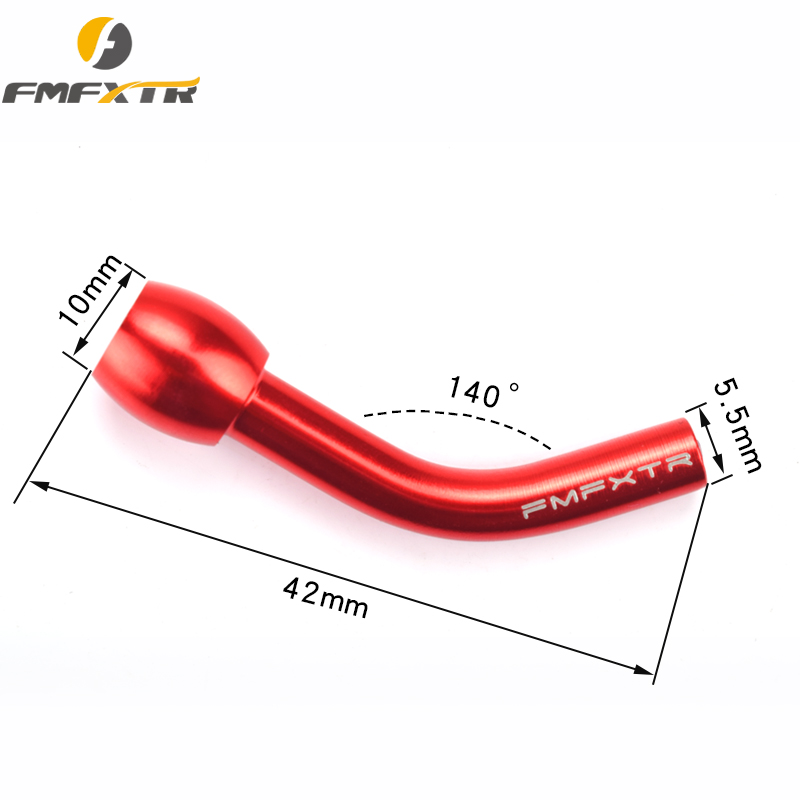 极速自行车后拨导管山地车后变速器弯管铝L合金过线延长管单车装