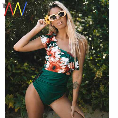 新品beach Women One-Piece SwimsAuit Swimwear Suit Sexy Bathi