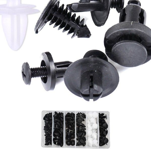 极速100pcs Car Retainer Clips 6 Types OJf Plastic Fasteners