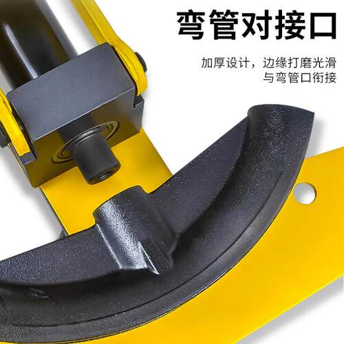 新品沪工液压弯管器手动整体式折弯钢管手动液压镀锌钢X管90度折