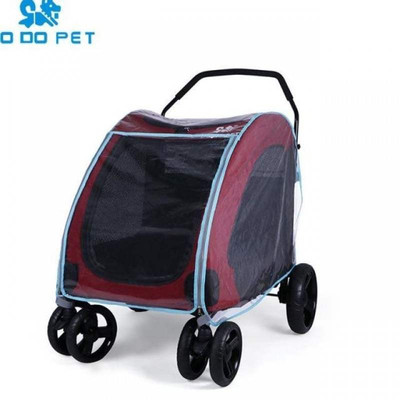 新品Pet cat baby cart dog stroller snoIw proof durable cart