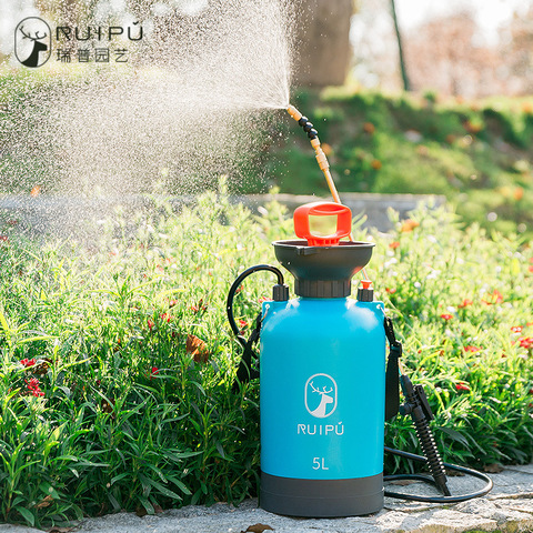 极速手动c喷壶花卉气压式气压喷壶园艺浇花5L手压喷水壶清洁洗车