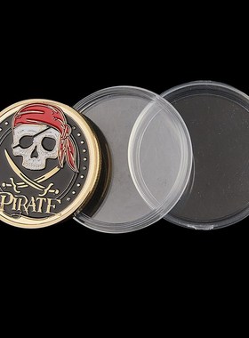 极速2021 Skull DPirate Ship Gold Treasure Coin Lion of The S