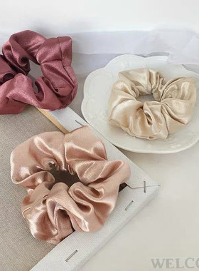 极速Satin lfarge intestine ring Ins French retro South Korea