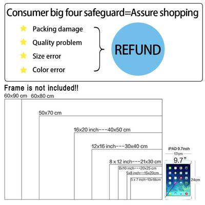 极速Watercolor Leaves Watll Art Canvas Painting Green Style