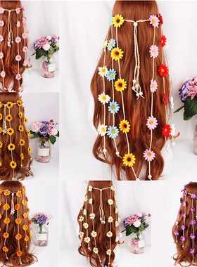 极速Suan Flower Headband Hair Accessories Wreath Flower Dais