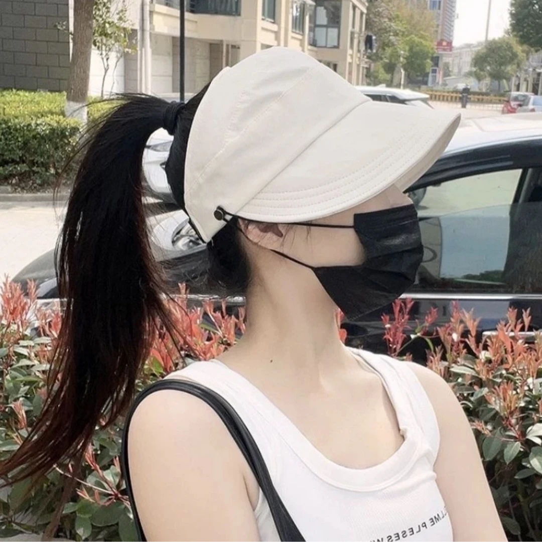 【下单立减50】帽子女夏季露丝同款防晒帽太阳帽遮脸空顶遮阳帽LJ