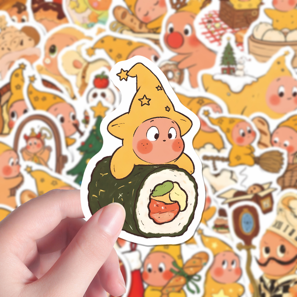 114张卡通Twinkle星星人可爱治愈系潮玩PPMT周边趣味手账平板贴纸