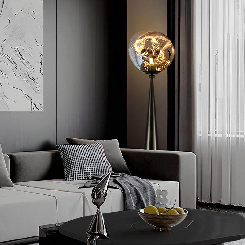 设计师轻奢熔岩灯落地灯客厅沙发旁边高级感氛围卧室覆古艺术立式