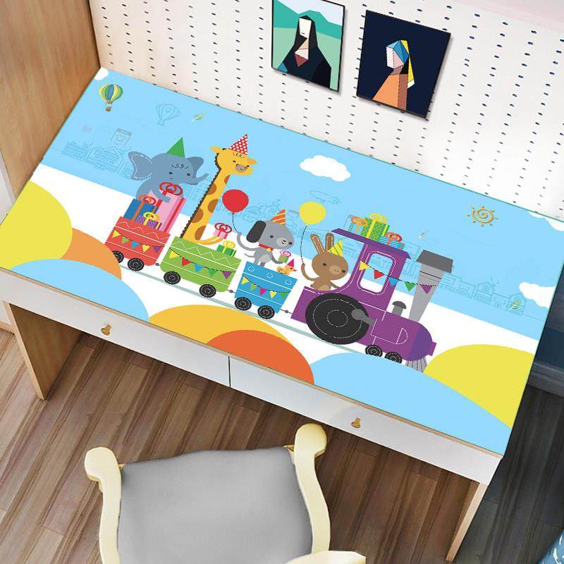 可爱卡通书桌垫儿童环保学生电脑防水学习桌桌垫皮革桌布办公桌,居家布艺,桌布,淘宝优惠券,粉丝福利购,淘宝优惠卷