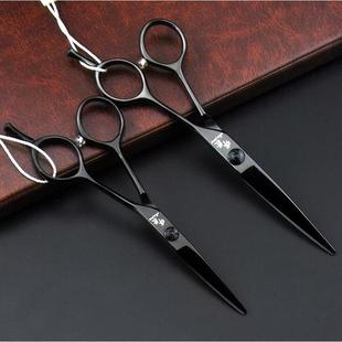 悍匠静音修饰A字美发剪刀440C发廊5.5 5寸打薄专业发型师理发剪刀