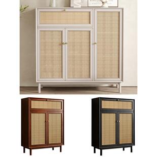 采购产品法式鞋柜，门厅柜，隔断柜，古色古香鞋柜，实木覆古藤木