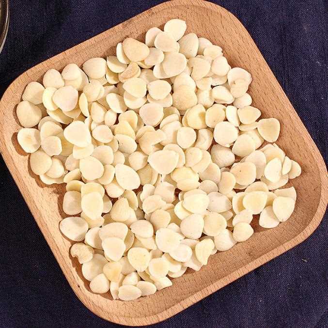 杏仁白杏仁去皮南杏仁脱苦原味北杏仁甜杏仁散装500克可磨杏仁粉